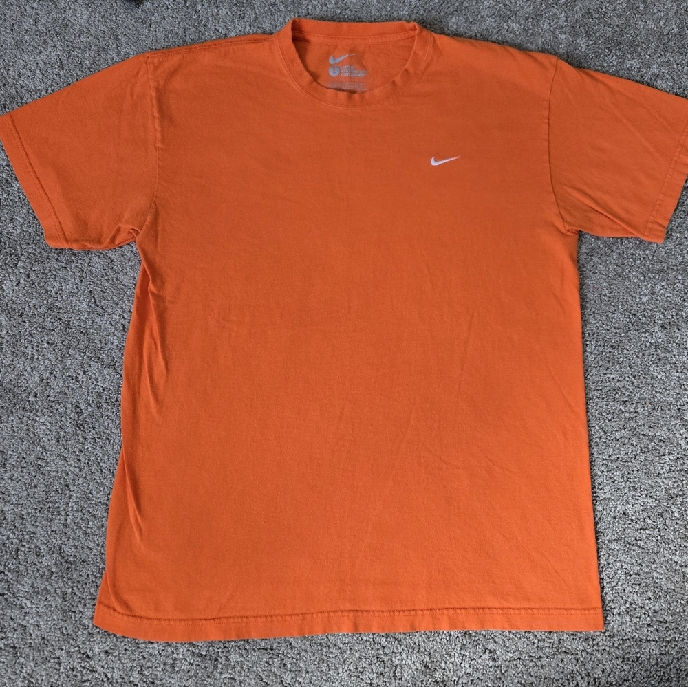 Y2K Nike Orange Loose Fit Short Sleeve Tee Size Large